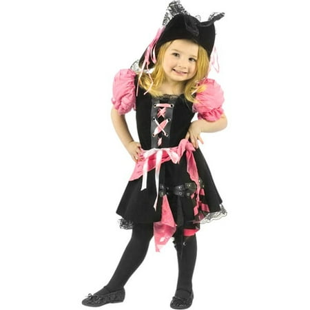 Toddler Pink Punk Pirate Costume