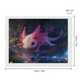 thumbnail image 2 of Diamond Art Kits for Adults, Cute Pink Fantasy AxolotlDiamond Painting Kits for Beginners, Frameless Round 5D Full Drill Diamonds Art Pictures Gem Art Crafts Home Decor Gifts, 2 of 8