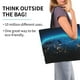 thumbnail image 2 of Balery Planet Earth Bolsa Tote Estilo Estético con Cremalleras, Bolsa de Hombro, Bolsa de Compras Grande y Plegable, 2 of 8
