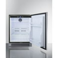 thumbnail image 2 of 24" Wide Built-In Outdoor All-Refrigerator, Stainless Steel/Black, RHD, 2 of 7