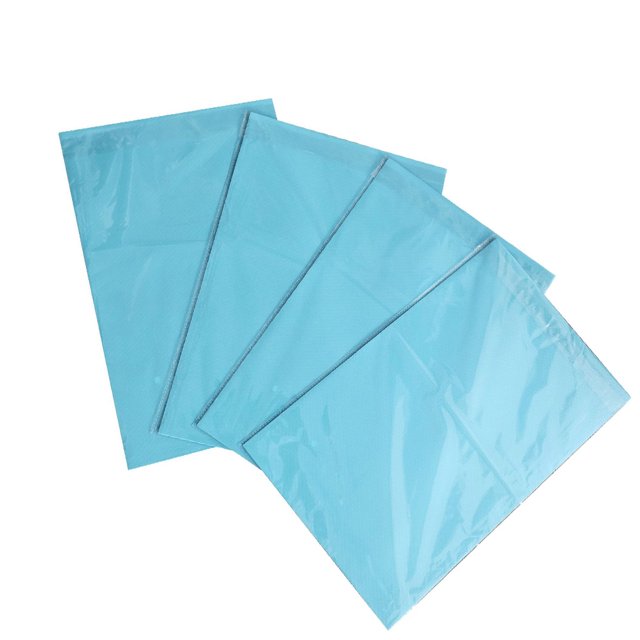 Yuarrent Forro para refrigerador de 16 piezas, alfombrilla recortable para armario, estantería, alfombrillas impermeables, accesorio para el hogar, Suministros de limpieza para el hogar Azul Yuarrent HA066831-11
