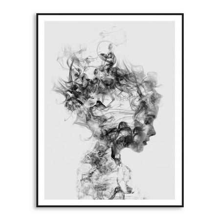 Moaere Abstract Black White Woman Canvas Print Art Painting Home Moaere Abstract Black White Woman Canvas Print Art Painting Home Wall Decor Unframed