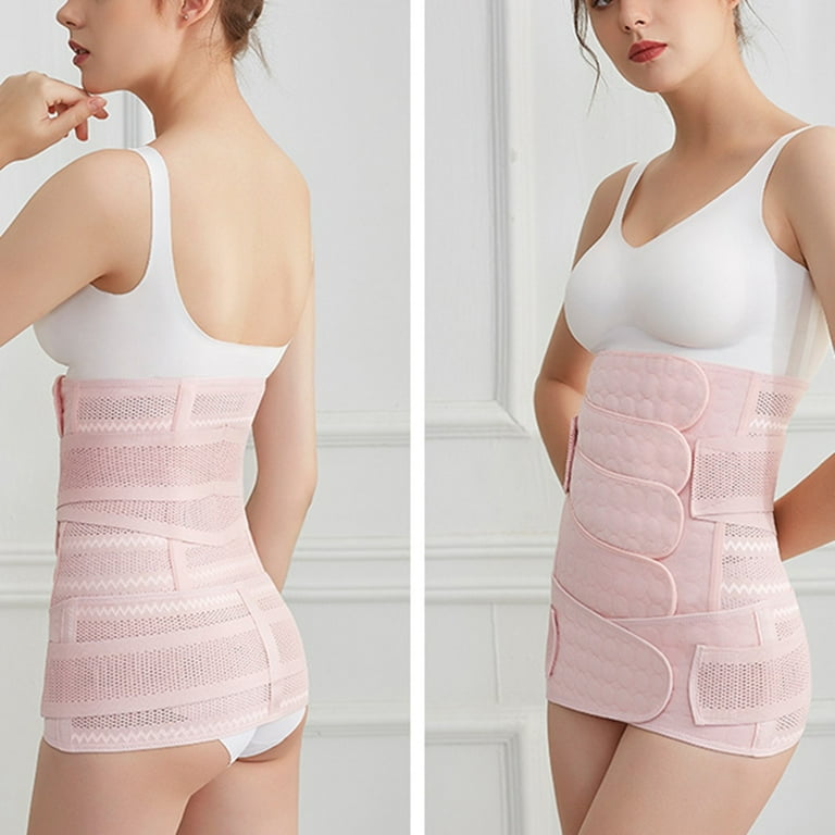 CLZOUD Tummy Control Shapewear Underwear Women s Postpartum Abdominal Belt Postpartum Recovery Belt Breathable Suit Cesarean Waist Belt Tummy Control Waist Back Smoothing Shapewear Pink XL Walmart