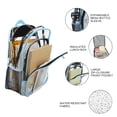 thumbnail image 3 of Mochila Bioworld Lanky Box de 41 cm transparente con kit de almuerzo, 3 of 7