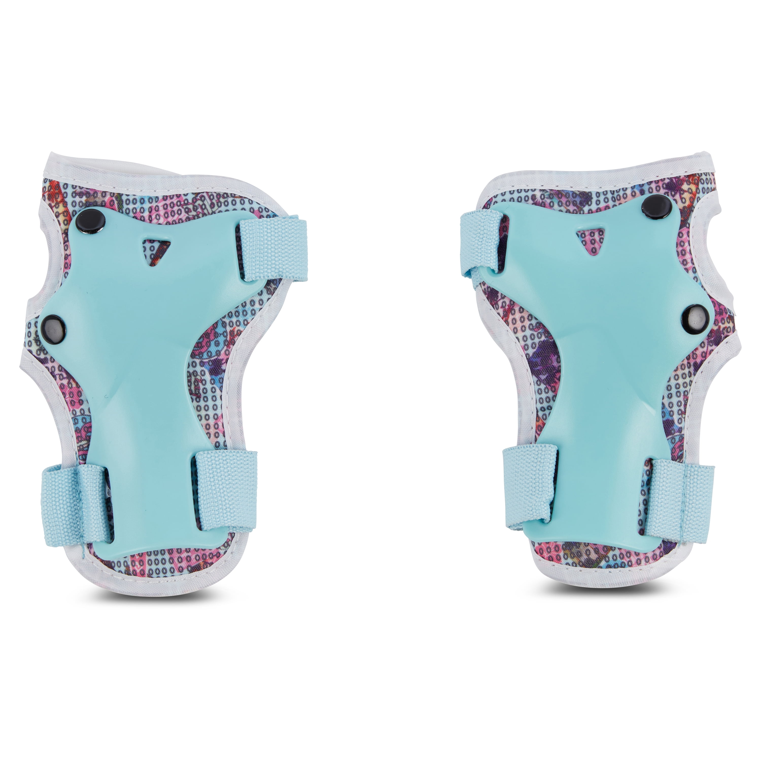 Justice Boardwalk Brights Sticker Protective Gear Set – Elbow, Knee & Wrist Pads