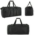thumbnail image 4 of Extra Large 26 Inch 79 Liter Duffel Bag 48 Inch Long Shoulder Strap, Reflective Piping for Travel, Gym, Sports, Track, Field, Men, Women in Black, 4 of 6