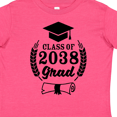 thumbnail image 4 of Inktastic Class of 2038 Grad with Diploma and Graduation Cap Boys or Girls Toddler T-Shirt, 4 of 5