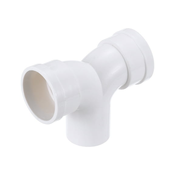 Uxcell 3 Way Duct Splitter, 2"x2"x2" (Socket x Socket x Spigot) Y Shape Adapter Pipe Fitting, White 2 Pcs
