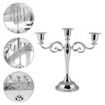 thumbnail image 2 of Kearding Candelabros de mesa, candelabros de Metal, candelabro, candelabro para boda, de comedor, fiesta de Navidad, decoración del hogar Kits de decoración para fiestas No.1 Kearding HA024240-01, 2 of 4