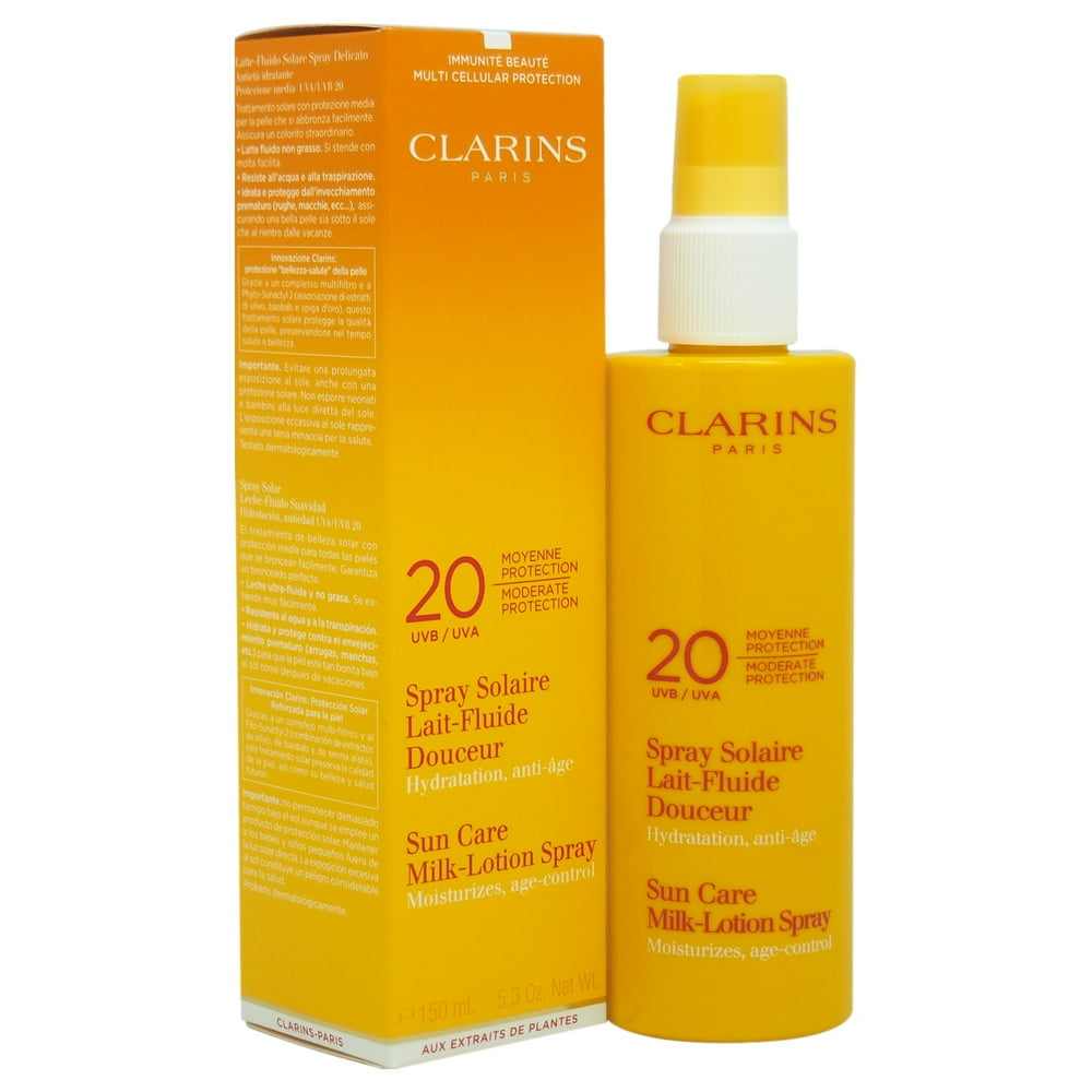Clarins Clarins Sun Care MilkLotion Spray Moderate Protection UVA
