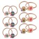 thumbnail image 4 of Cute Hair Ties 12Pcs Assorted Color Elastic Bands For Girls Festival Costume Comfortable To Wear, 4 of 5