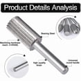 thumbnail image 3 of 6pcs Rotary Burr Set, 6mm Tungsten Shank Filing/Engraving/Grinding Bits for Rotary Tools, 3 of 5