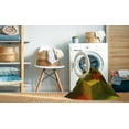 thumbnail image 2 of Ahgly Company Machine Washable Indoor Round Transitional Dark Yellow Green Area Rugs, 3' Round, 2 of 7