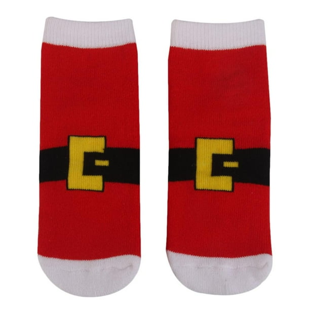 Calcetines navideños para niños, relleno de algodón, para niños y niñas de 1 a 3 años, talla 4 1-3 años