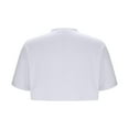thumbnail image 7 of fatyb Women's Crop T-Shirts Short Sleeve Crew Neck Basic Tee Plain Loose Summer Casual Tops for Women, 7 of 7