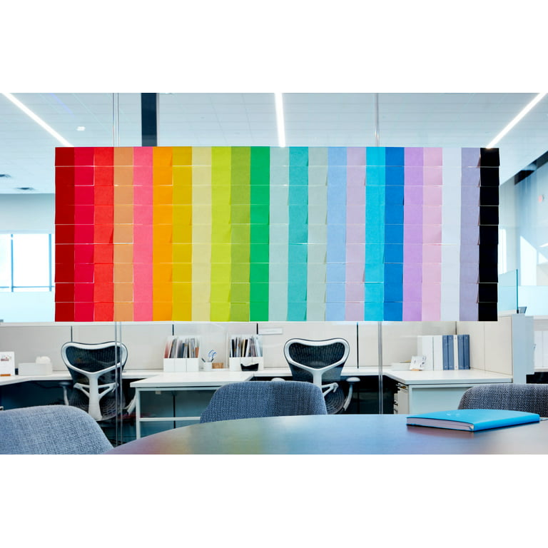 Post-it Notes Limited Edition Super Sticky Color Collection, 3 in x 3 in,  15 Pads/Pack, 45 Sheets/Pad (654-15Ssall) : : Cancelleria e  prodotti per ufficio