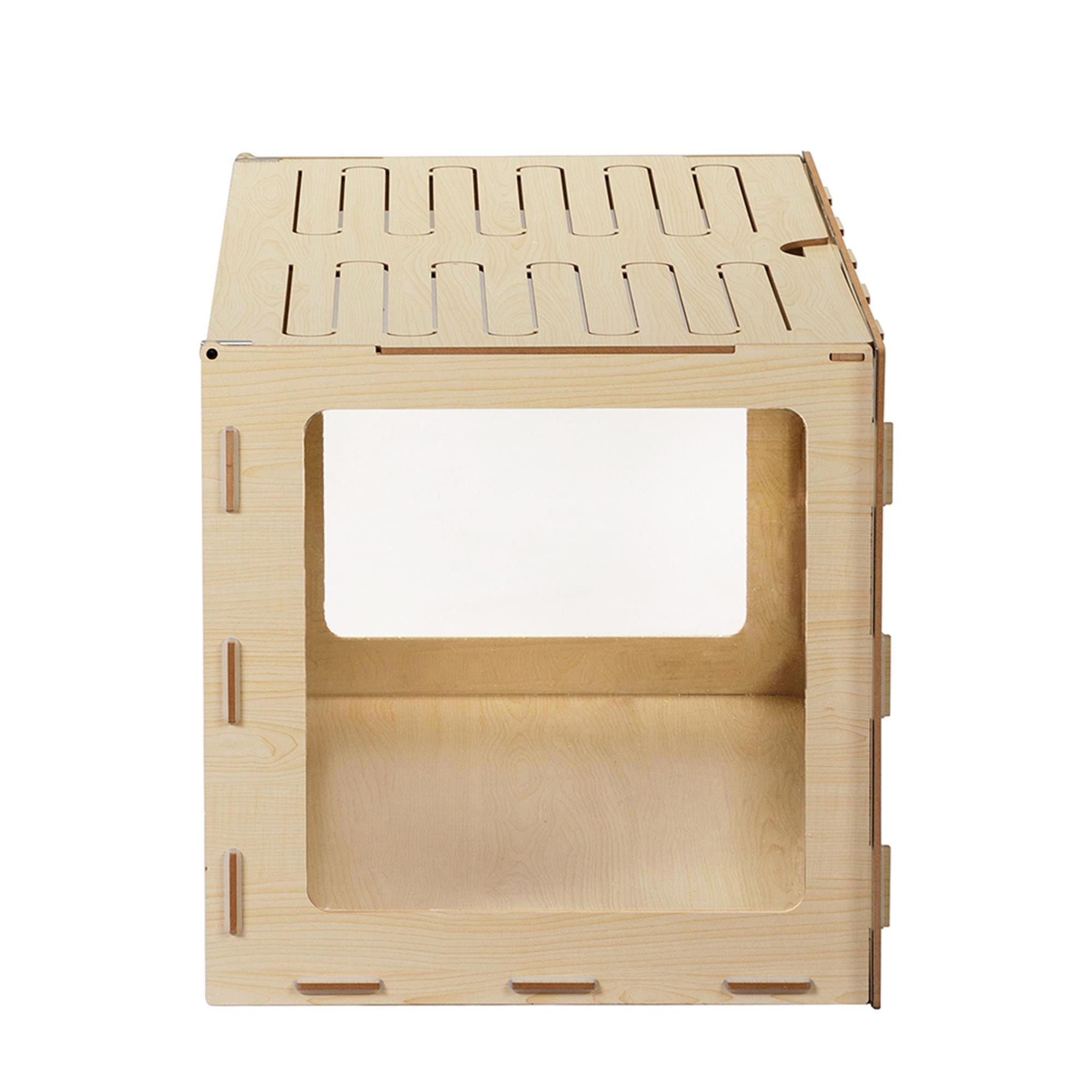 Kadyn 31" Guinea Pig Cage Hamster Pet Cages for Small Animals Hutch House (Decoration in cages not included), Beige