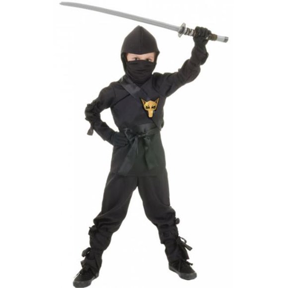 Costumes for all Occasions UR25843MD Ninja - Child Black Medium