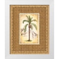 thumbnail image 3 of Andrea Laliberte 20x24 White Modern Wood Framed Wall Art Titled - South Palm IV, 3 of 5