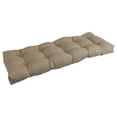 thumbnail image 1 of 51-inch by 19-inch Tufted Solid Twill Bench Cushion Tan-Color, 1 of 2