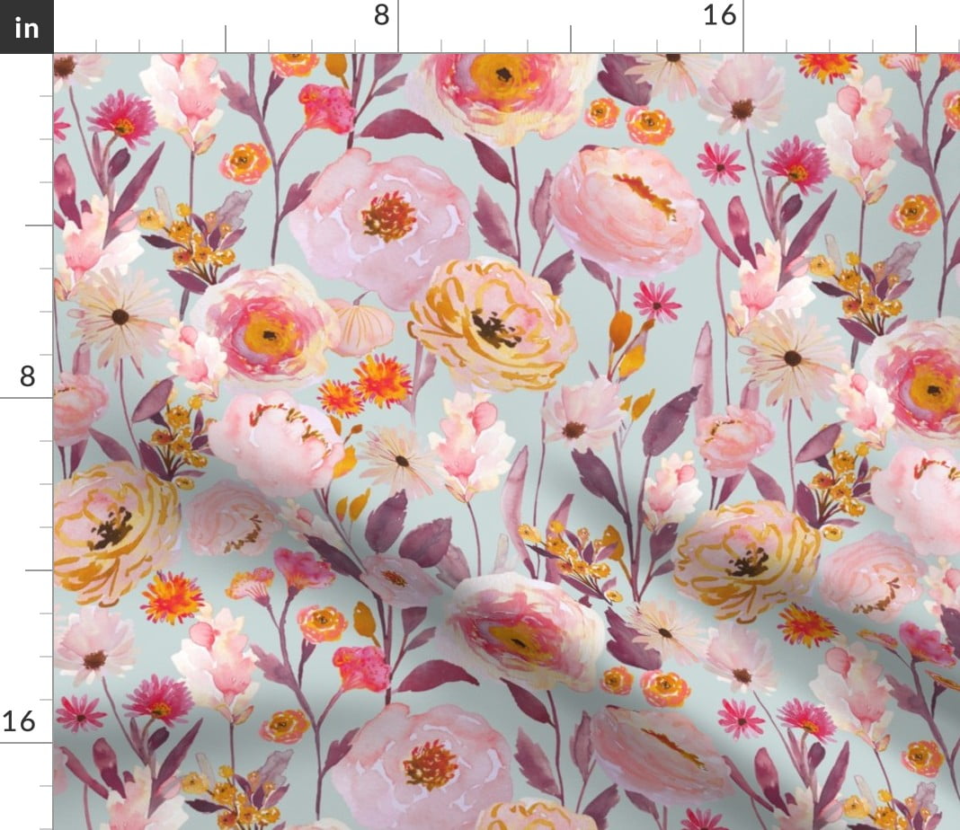 Indy Bloom Design Fabric Printed by Spoonflower BTY - Walmart.com