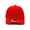 Red, variant on Top Headwear Adjustable Hook & Loop Baseball Cap - Red