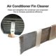 thumbnail image 4 of Herramienta de refrigeración Peine de láminas Cepillo frío para condensador de aire acondicionado Cepillo para aletas del evaporador Peine para peinar Limpiador de aletas del aire acondicionado, 4 of 5