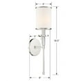 thumbnail image 2 of Crystorama Lighting - One Light Wall Mount - Wall Mount - Hatfield - One Light, 2 of 13