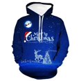 thumbnail image 1 of Sudaderas hombres moda Otoño e Invierno suéter de Navidad estampado 3D de gran tamaño con capucha Unisex hombre mujer divertido jersey de Harajuku, 1 of 4