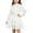White, variant on Fesfesfes Kids Girls Collared Button Down Tiered Ruffle Dress with Belt Long Sleeve Cute A-Line Casual Party Wear for Autumn Spring Days Ages 1-10 Years