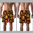 thumbnail image 3 of luoweisi Men's Beach Shorts Quick Dry Swim Trunks with Mesh Lining Acorns XL, 3 of 5