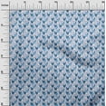 thumbnail image 3 of oneOone Polyester Spandex Light Blue Fabric Birds Rooster Craft Projects Decor Fabric Printed By The Yard 56 Inch Wide, 3 of 4