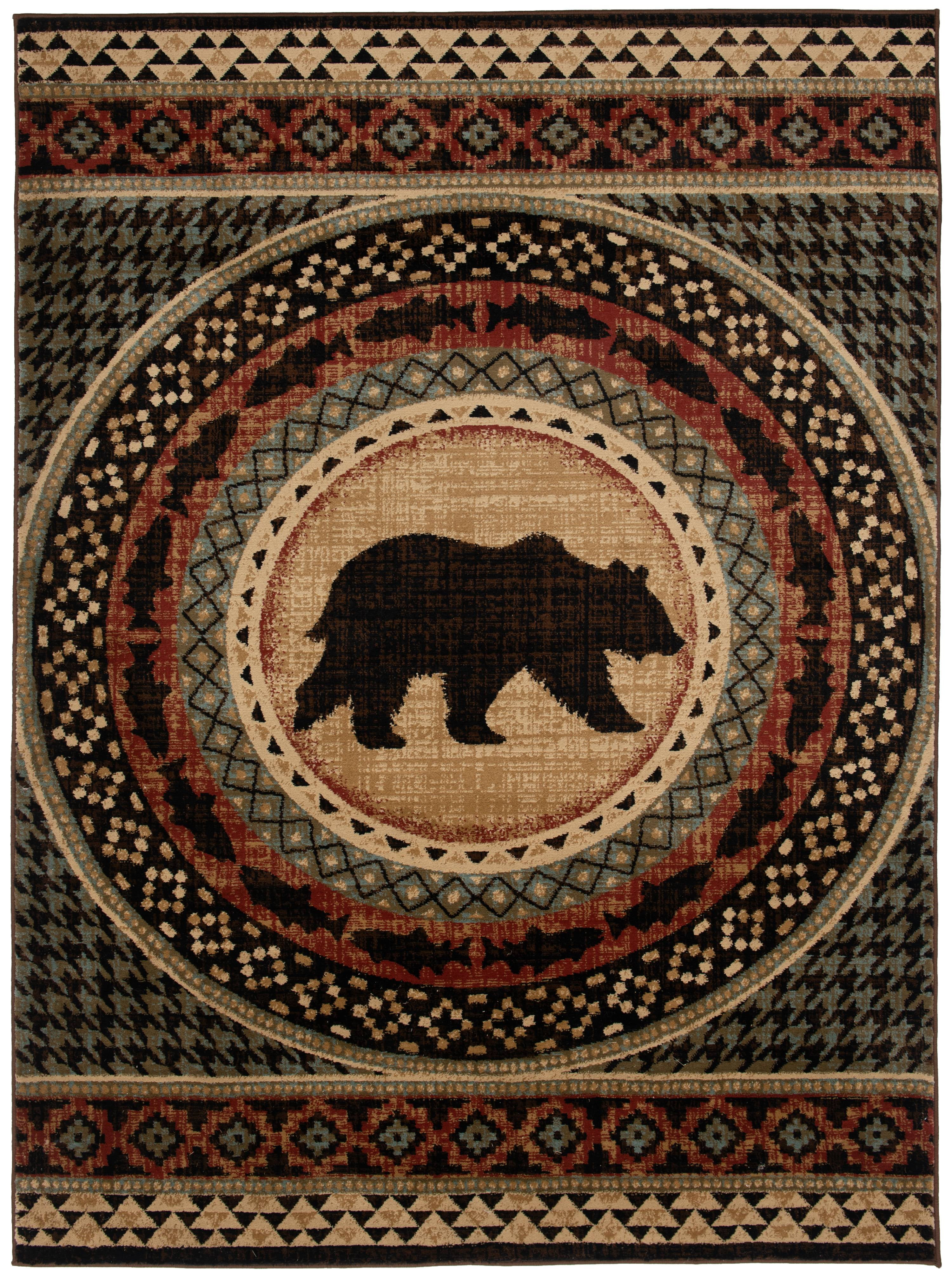 Mayberry Asheville Multi AD8078 Lodge Indoor Area Rug