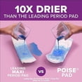 thumbnail image 4 of Poise Incontinence Pads & Postpartum Incontinence Pads, 5 Drop Maximum Absorbency, Regular Length, 96 Count, Packaging May Vary, 4 of 5
