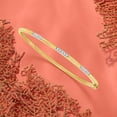 thumbnail image 3 of Ross-Simons 0.20 ct. t.w. Diamond Bangle Bracelet in 18kt Gold Over Sterling, Women's, Adult, 3 of 5