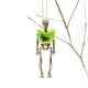 thumbnail image 4 of Colgante de esqueleto de Halloween verde, colgante de esqueleto humano, 4 of 7