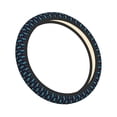thumbnail image 2 of Daiia Blue Seahorse Steering Wheel Cover Auto Steering Wheel Covers Breathable Anti-Slip Steering Wheels Car Interior Decor Accessories for Men Women Universal 15 Inch, 2 of 8