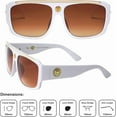 thumbnail image 2 of Oversize Fashion Design Men Square Sunglasses Shades Hip Hop, 2 of 5