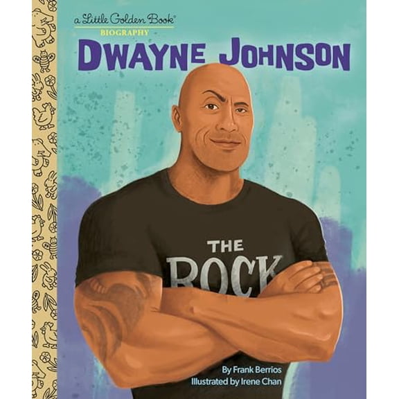 Pre-Owned Dwayne Johnson: A Little Golden Book Biography (Hardcover) 0593485483 9780593485484