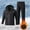 Black, variant on Dovford Men's Winter Snow Coat Ski Suits, Men Warm Thickening Hooded Insulated Waterproof Waterproof Snowboard Snowsuits Set