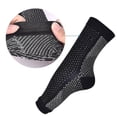 thumbnail image 5 of Compression Socks Ankle Bandage Open Toe Plantar Fasciitis Socks Pain Relief Sleeves, 5 of 5