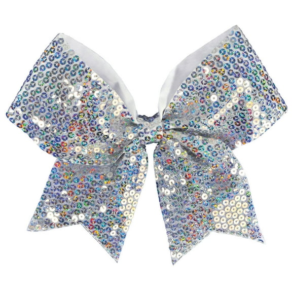 Sequin Performance Hair Bow Seq Purple