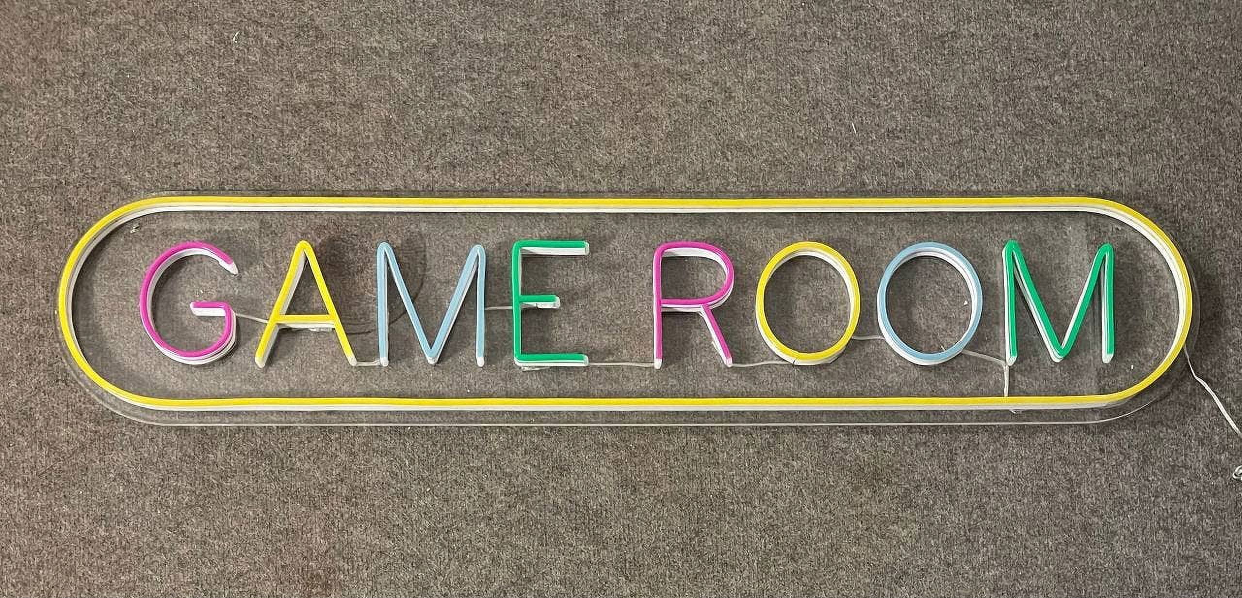 Glowneon Game Room Neon Sign, Arcade Store Long-lasting Wall Decor