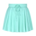 thumbnail image 4 of QATAINLAV Flowy Athletic Tennis Skirts for Women with Inner Shorts 2 in 1 High Waisted Workout Skorts Summer Casual Drawstring Running Golf Skirt Light Blue XXL Mother's Day Gifts, 4 of 7