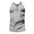 thumbnail image 1 of Aayomet Débardeurs d'Été pour Hommes Bouton Réglable Sans Manches (Gris, m), 1 of 4