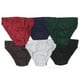 thumbnail image 4 of Pack de 6 calzoncillos de bikini para hombre, ropa interior, 100 % algodón, talla XL (40-42), 4 of 4