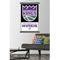 thumbnail image 2 of NBA Sacramento Kings - Logo 21 Wall Poster with Wooden Magnetic Frame, 22.375" x 34", 2 of 6
