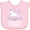 AD-Pink, variant on Inktastic My Nanny Loves Me Girl Unicorn Girls Baby Bib
