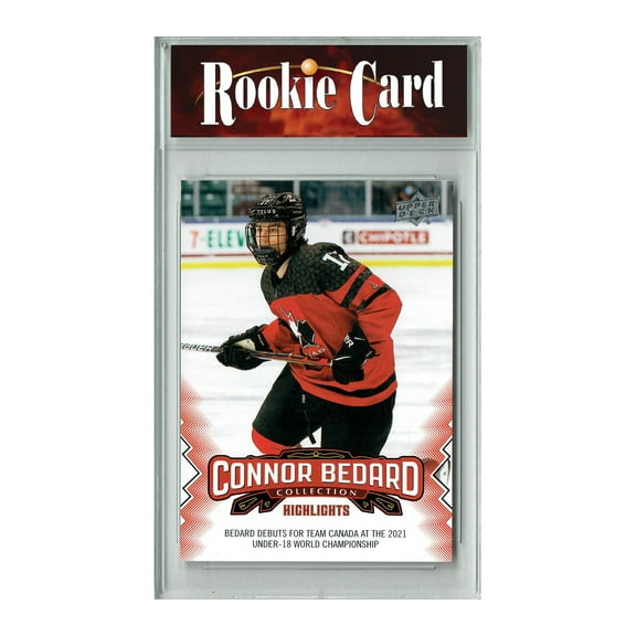 Certified Mint  2023 Upper Deck Connor Bedard Collection #1 Canada Debut Rookie Card