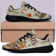 thumbnail image 3 of Fall Truck Pumpkins Fall For Jesus He Never Leaves Halloween Thanksgiving Shoes Sneakers Black Size 13, 3 of 7